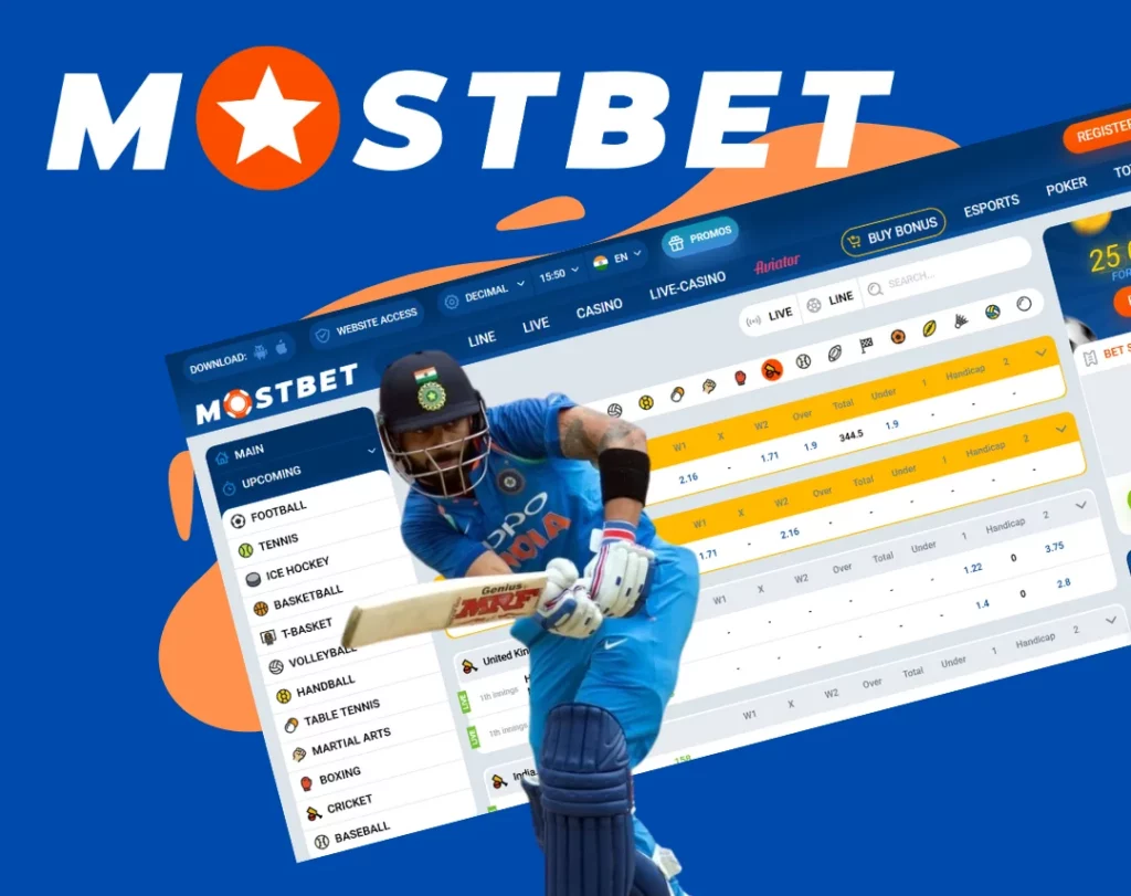 mostbet live betting